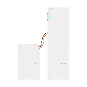 Inversor fotovoltaico HM20-50 con potencia de salida de 20 kW y almacenamiento de batería de 50 kWh, 3 fases
