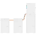 HM20-70 PV inverter with 20 kW output power and 70 kWh battery storage, 3 phases