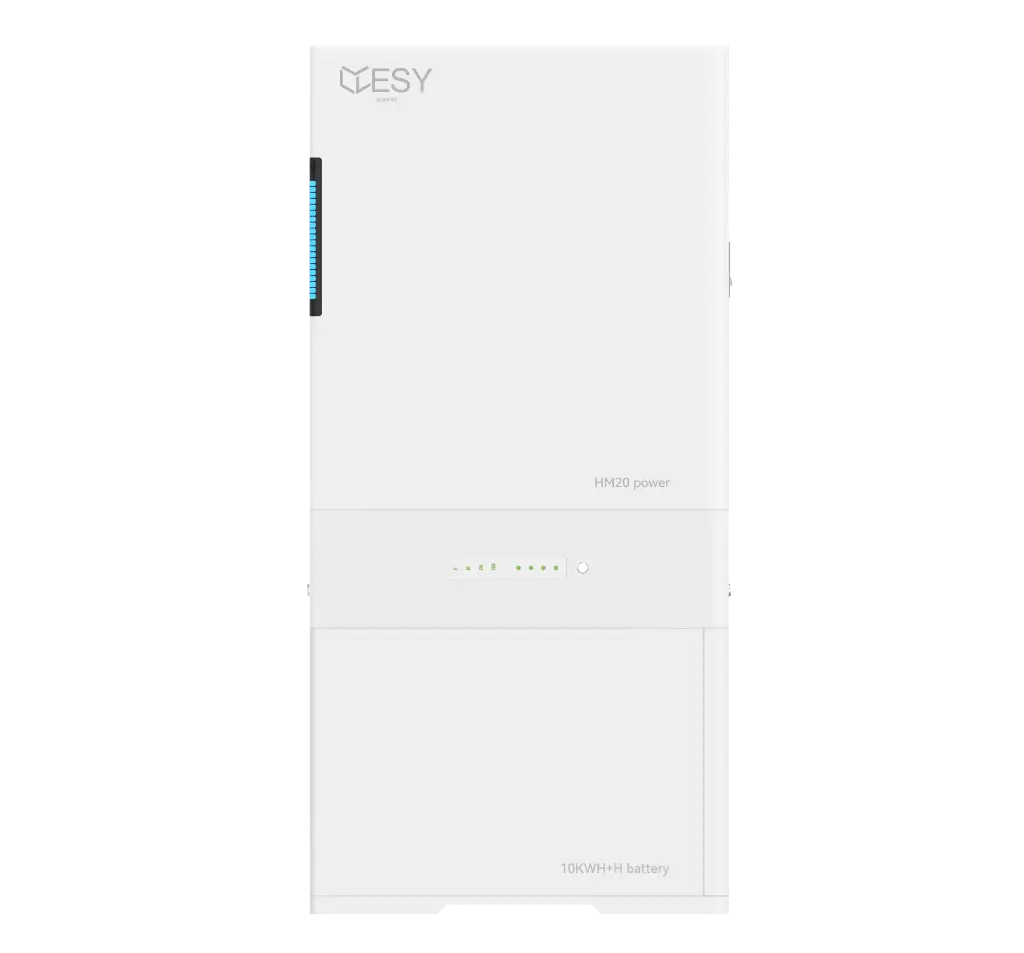 HM20-10 PV växelriktare med 20 kW uteffekt och 10 kWh batterilagring, 3 faser