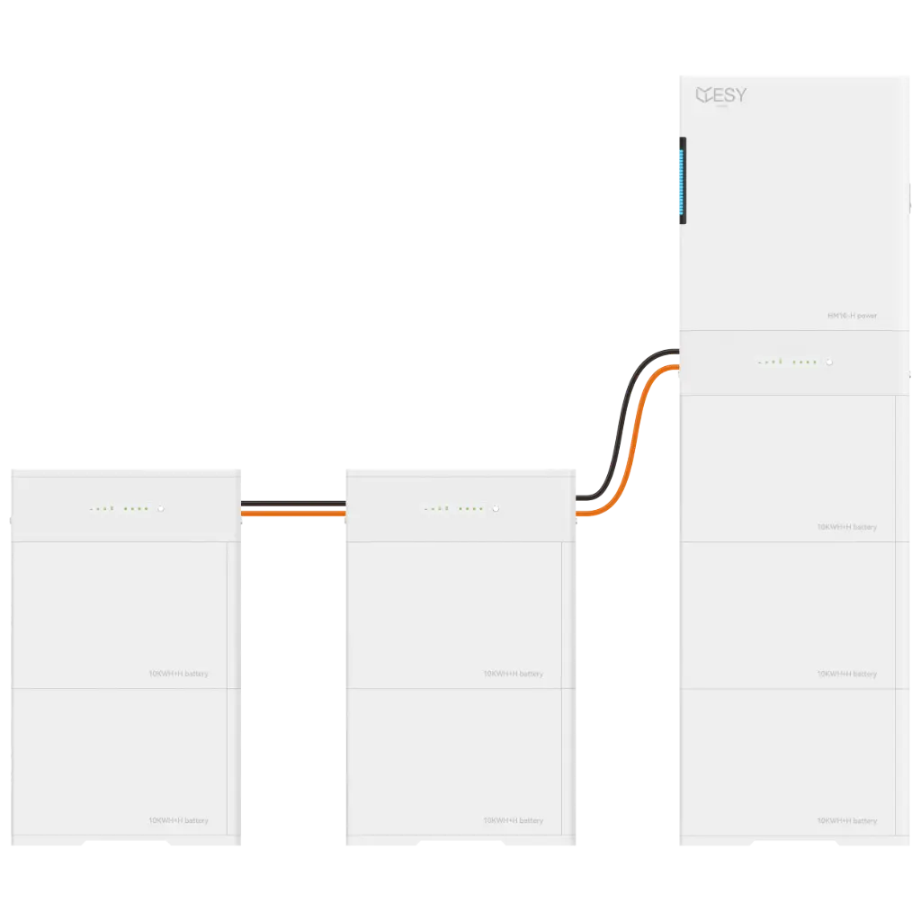 HM10-70 PV Wechselrichter 10 kW Ausgangsleistung mit Batteriespeicher 70 kWh, 3 Phasen