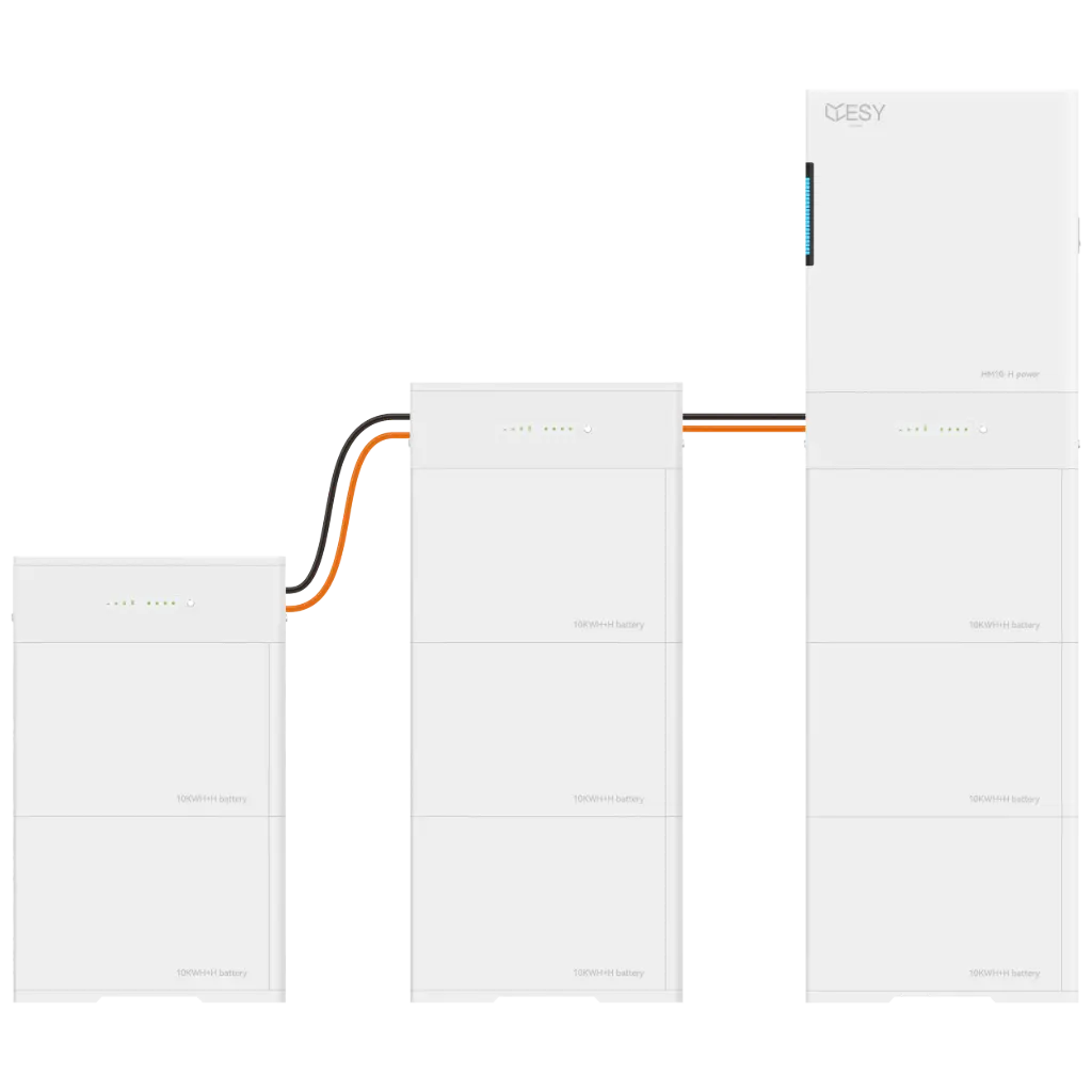 HM10-80 PV-inverter 10 kW udgangseffekt med 80 kWh batterilagring, 3-faset